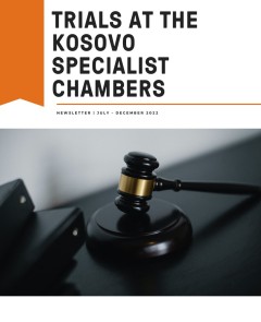 TRIALS BEFORE THE KOSOVO SPECIALIST CHAMBERS